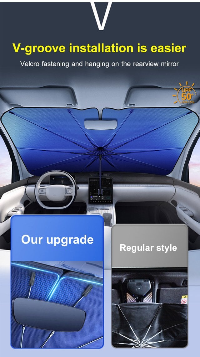 ThermoGuard™ - Car Sunshade Umbrella