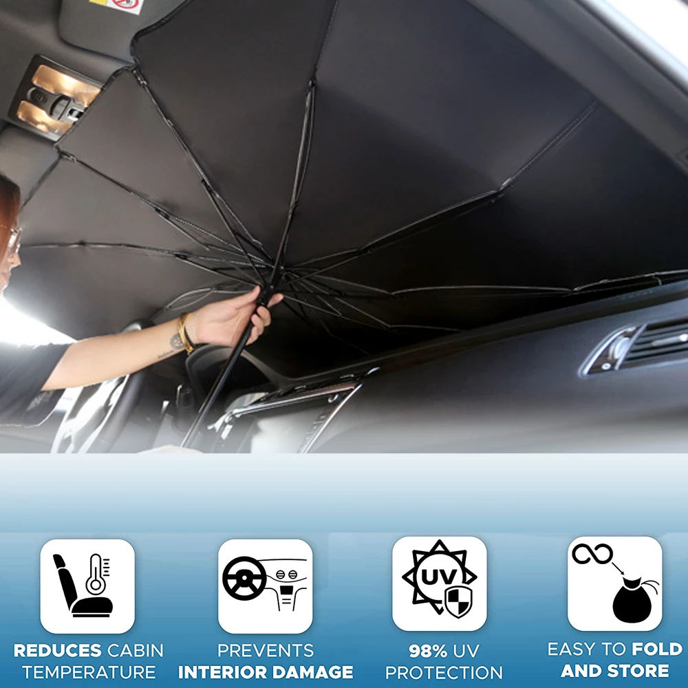 ThermoGuard™ - Car Sunshade Umbrella