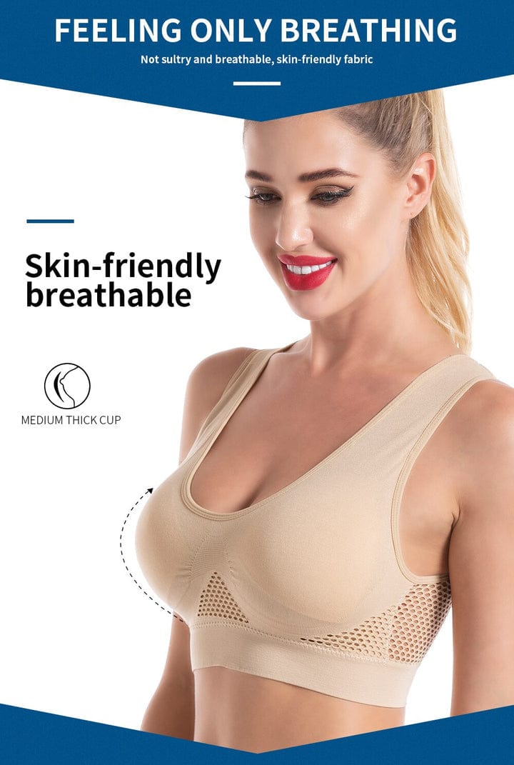 Women's Cotton Solid Non Padded Air Bra (Pack of 3)